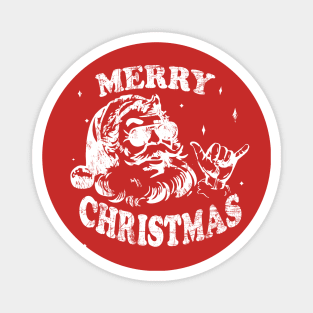 Hawaiian Santa Merry Christmas Family Xmas Pajamas Magnet